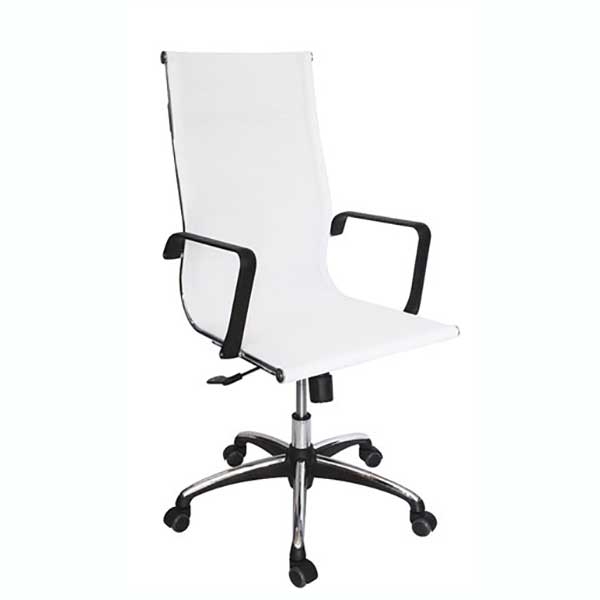 SE-04   SILLA EJECUTIVA MALLA EN NEGRA Y BLANCO