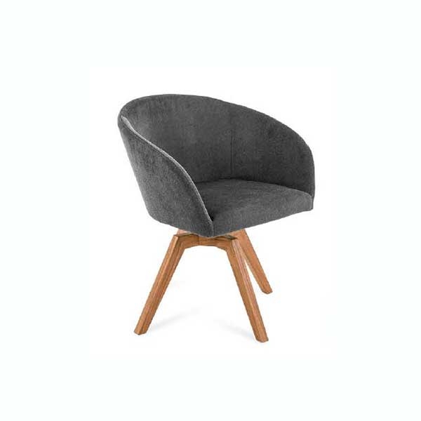 SDI-10 SILLA GIRATORIA LATINA TERCIOPELO